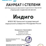 Диплом Индиго